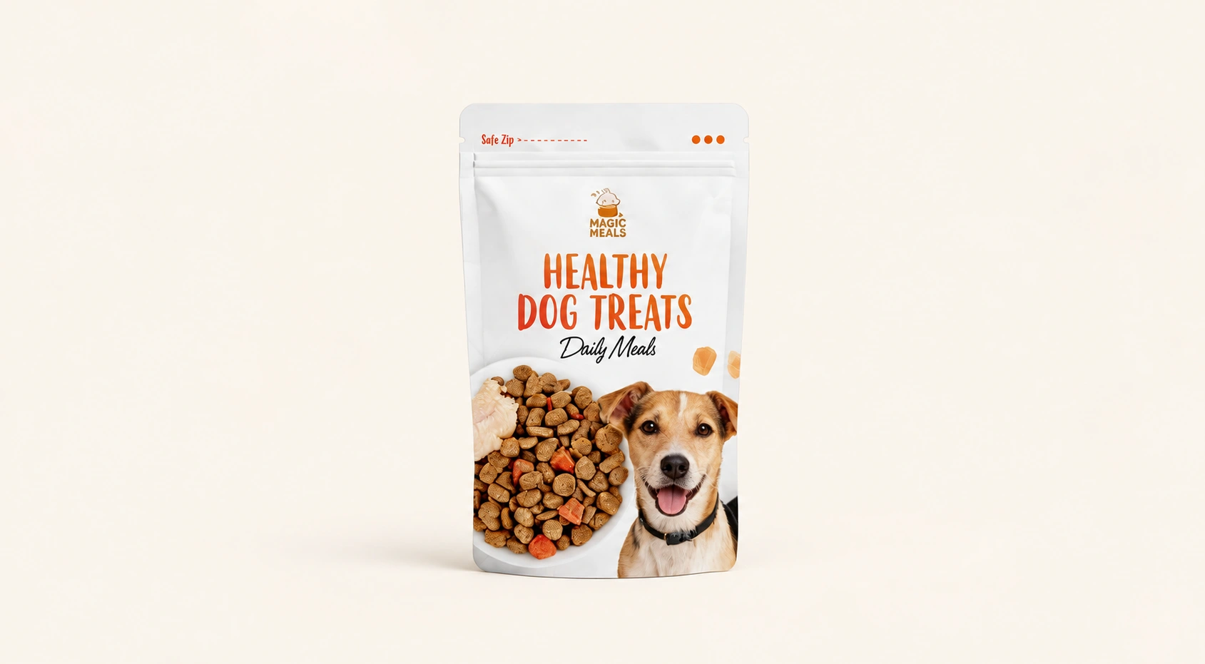 Exemple de sachet doypack pour alimentation animale